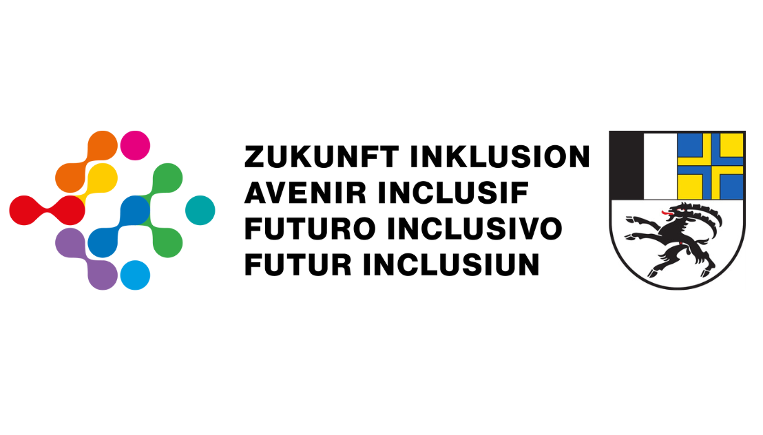 Logo Zukunft Inklusion und Kantonswappen Graubünden