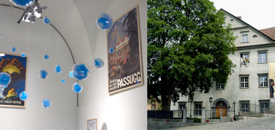 Historische Plakate aus der Ausstellung Quellness im Rätischen Museum Chur