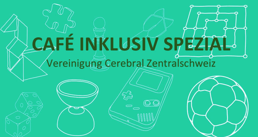 Logo Café Inklusiv Spezial. Vereinigung Cerebral Zentralschweiz