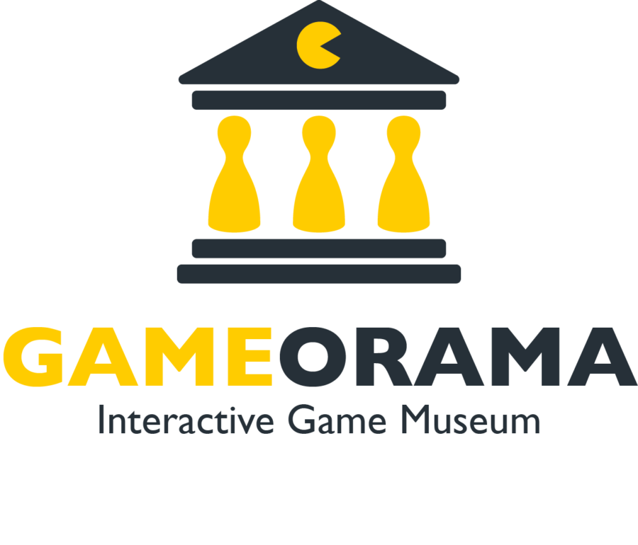 Logo Gameorama. Interactive Game Museum