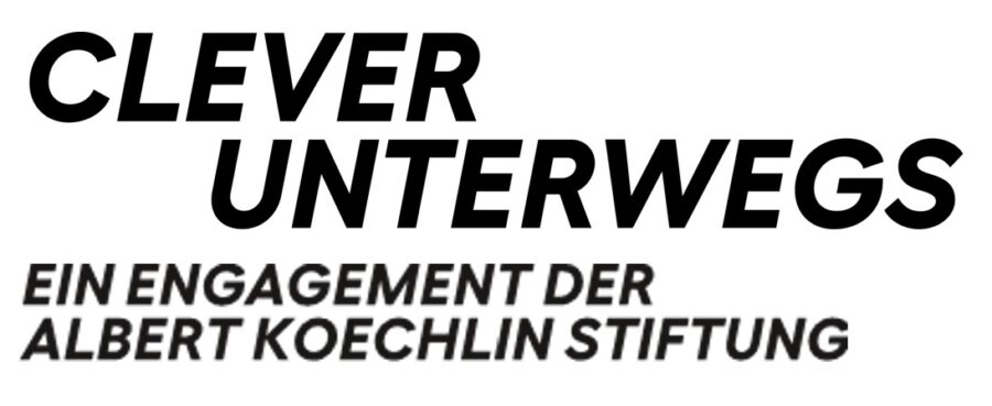 Logo clever unterwegs - ein Engagement der Alber Koechlin Stiftung
