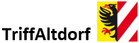 Logo Schriftzug TriffAltdorf mit Altdorfer Gemeindewappen
