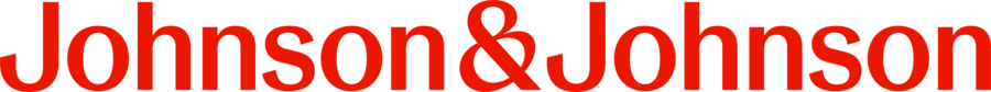 Logo Johnson & Johnson in rot